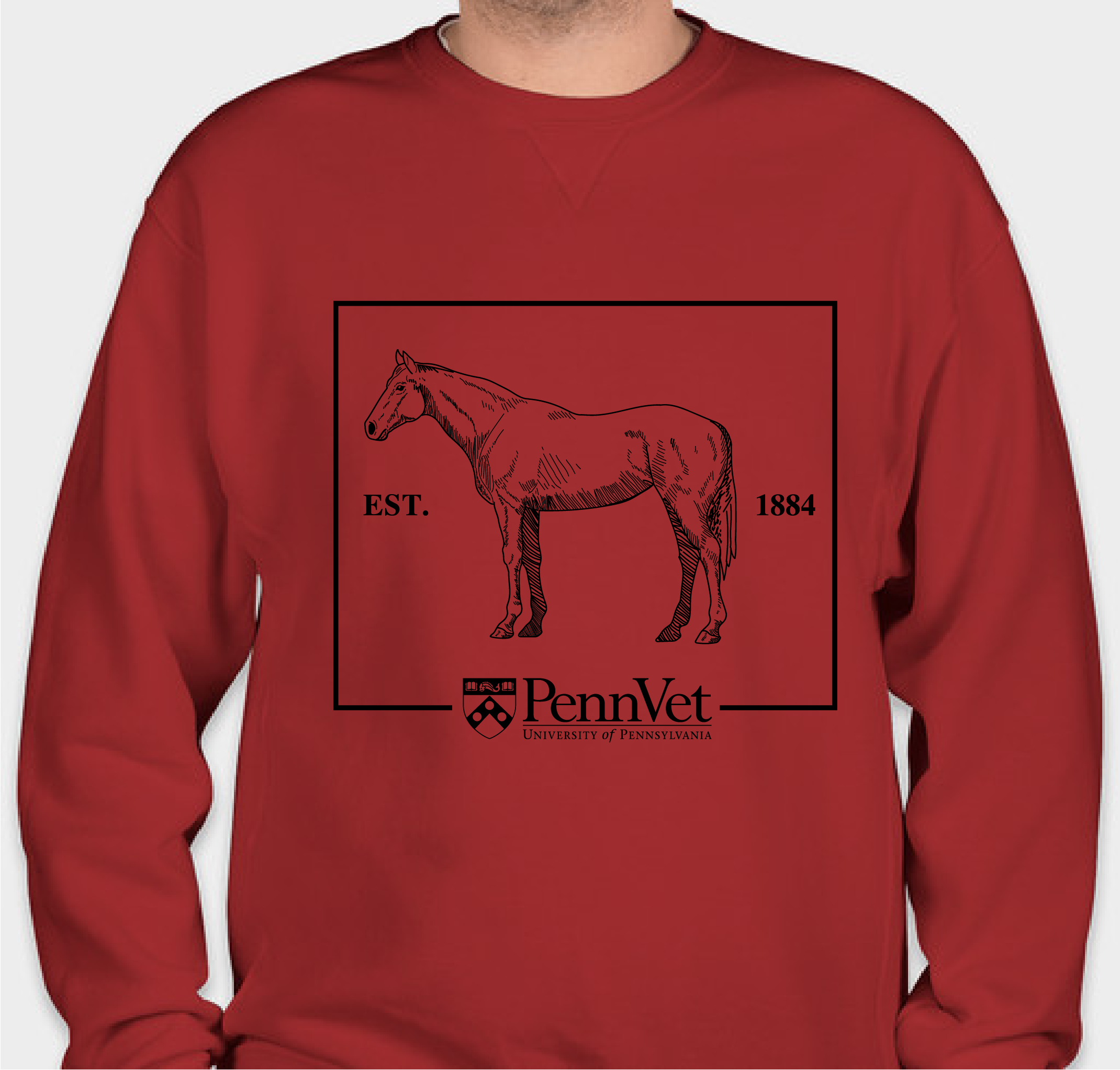 V27 Large Animal Retro Sweatshirt Sale! Fundraiser - unisex shirt design - front