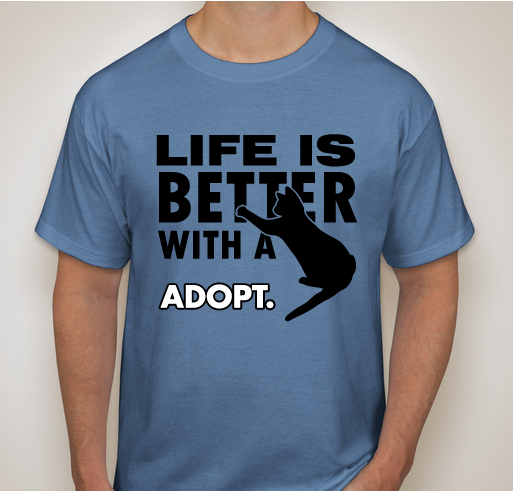 WOFAR Adopt A Cat T-Shirt Fundraiser - unisex shirt design - front