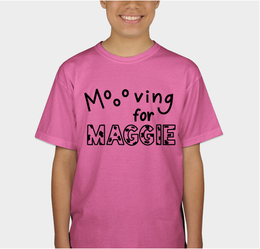 Moooving For Maggie Fundraiser - unisex shirt design - front