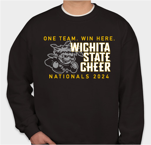 Wichita State Cheerleading's Nationals 2024 Apparel Custom Ink Fundraising