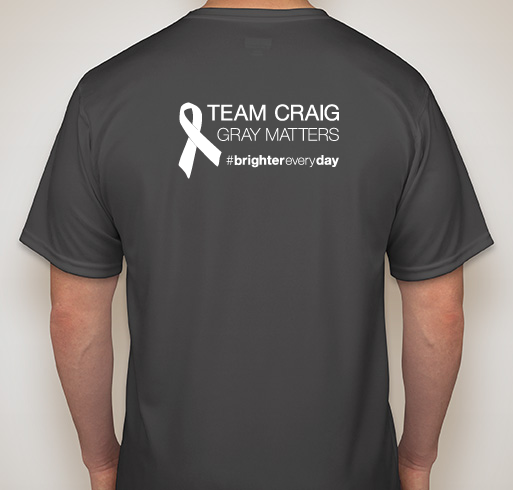 Team Craig: 53rd Riverbank Run Limited Edition Fundraiser - unisex shirt design - back