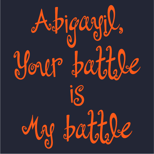 Abigayil's Fight shirt design - zoomed