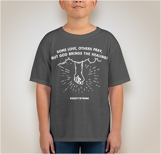 Scott Strong Fundraiser - unisex shirt design - front