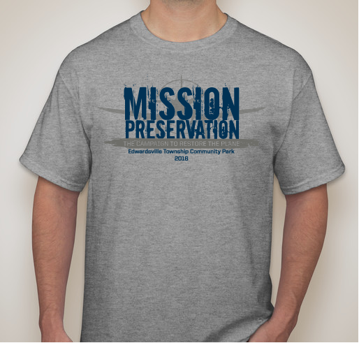 MISSION PRESERVATION: The Campaign to Restore the Plane Fundraiser - unisex shirt design - front