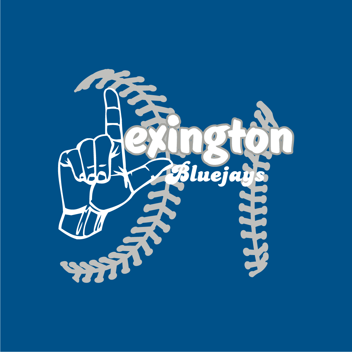 Softball at Lexington! shirt design - zoomed