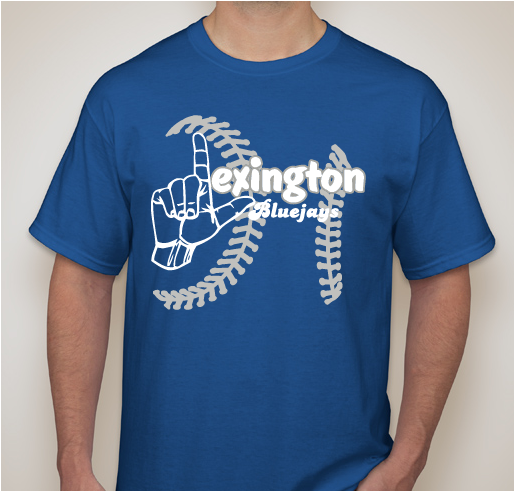 Softball at Lexington! Fundraiser - unisex shirt design - front