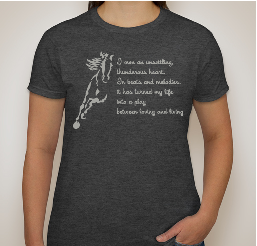 Eagles' Wings Girls & Horses~girls learning about life, themselves & God through the love of horses Fundraiser - unisex shirt design - front