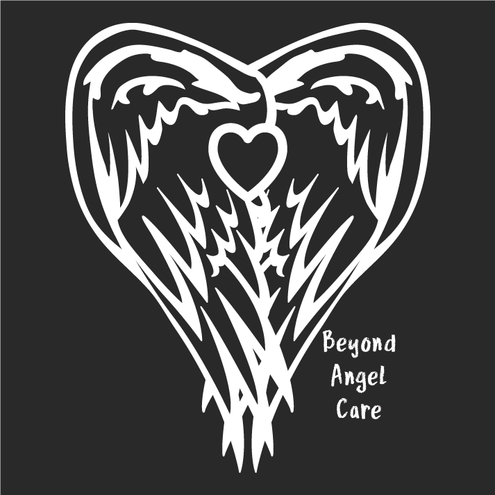 Beyond Angel Care 1 year of business fundraiser shirt design - zoomed