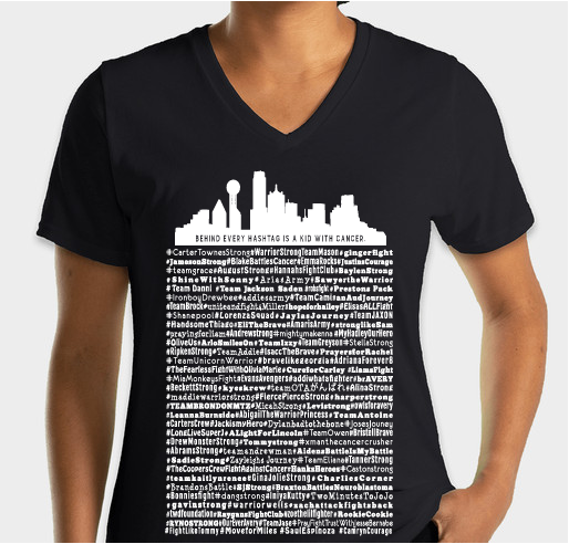 Dallas Children's #StrongerThanCancer Fundraiser - unisex shirt design - front