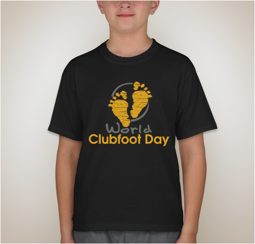 World Clubfoot Day! Fundraiser - unisex shirt design - back