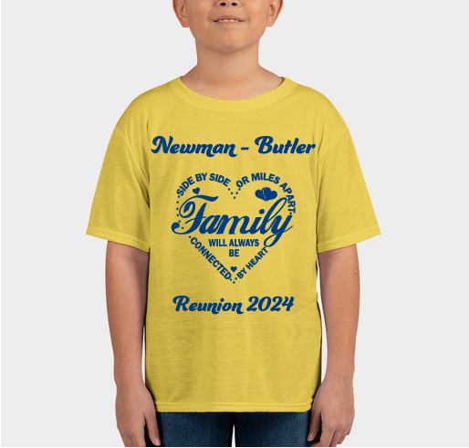 Newman & Butler Family Reunion Fundraiser - unisex shirt design - front