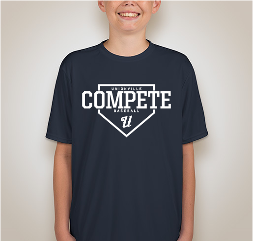 2024 Unionville 12U Cooperstown Team shirt design - zoomed