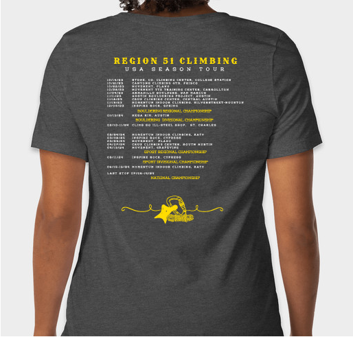 2023-2024 R51 Season Shirt (Round 2) Fundraiser - unisex shirt design - back