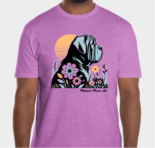 Spring Paws for a Cause: Mastino Rescue's Spring T-Shirts! Fundraiser - unisex shirt design - front