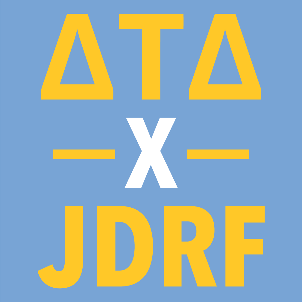 Delta Tau Delta X JDRF One Walk shirt design - zoomed