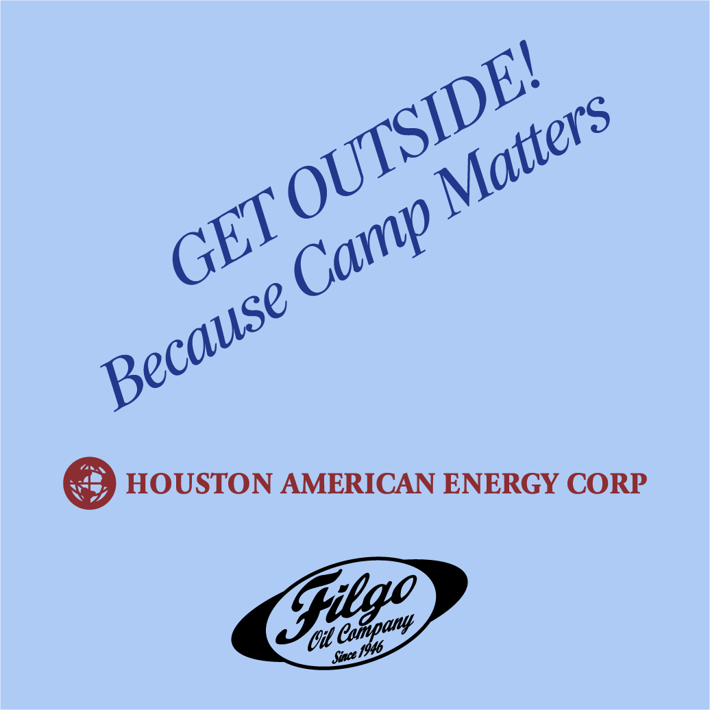 Get Outside! Because Camp Matters shirt design - zoomed