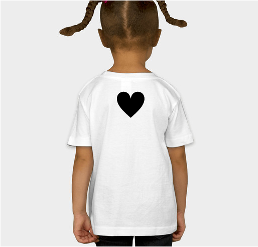 BRAVE HEARTS...fighting cystic fibrosis Fundraiser - unisex shirt design - back