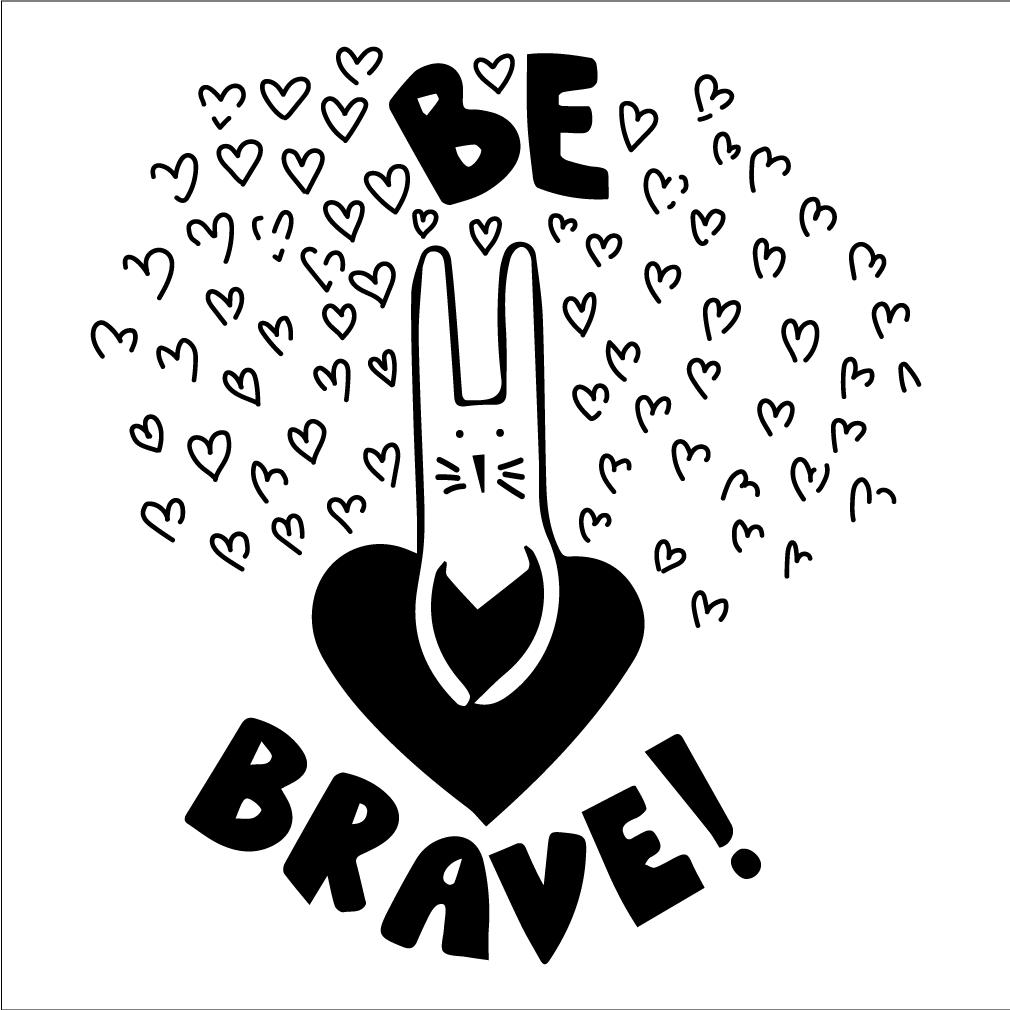 BRAVE HEARTS...fighting cystic fibrosis shirt design - zoomed
