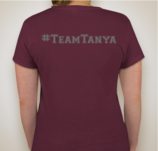 Hope for Tanya Norris Fundraiser - unisex shirt design - back