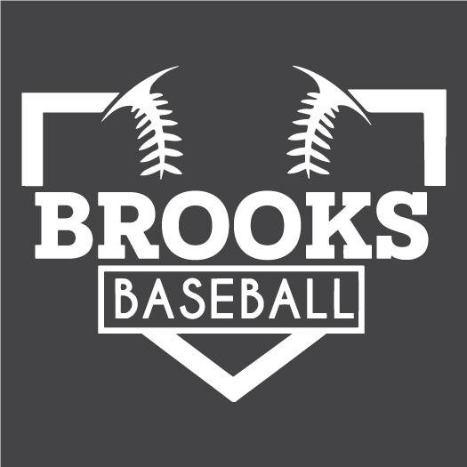 Brooks Baseball shirt design - zoomed