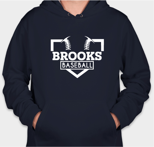 Brooks Baseball Fundraiser - unisex shirt design - front