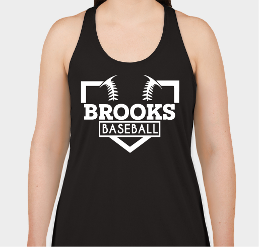 Brooks Baseball Fundraiser - unisex shirt design - front