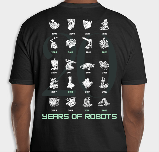 Empower Team 1466: Webb Robotics' Journey to the Championships Fundraiser - unisex shirt design - back