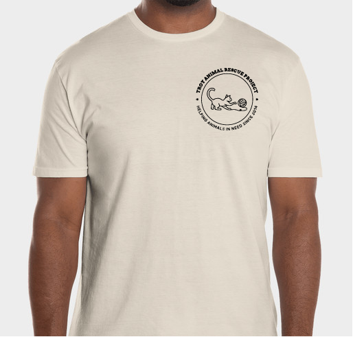 Troy Animal Rescue Project Fundraiser - unisex shirt design - front