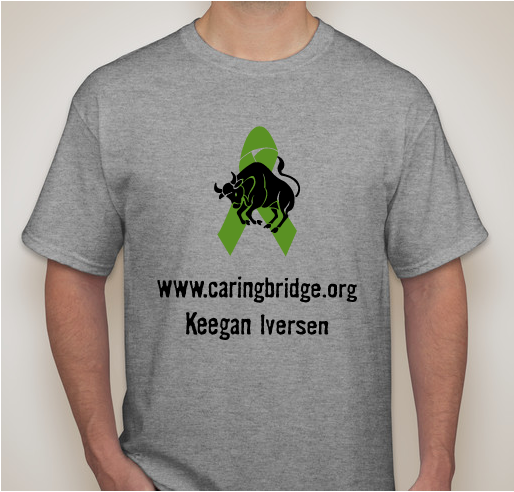 Keegan Iversen TBI fundraiser Fundraiser - unisex shirt design - front