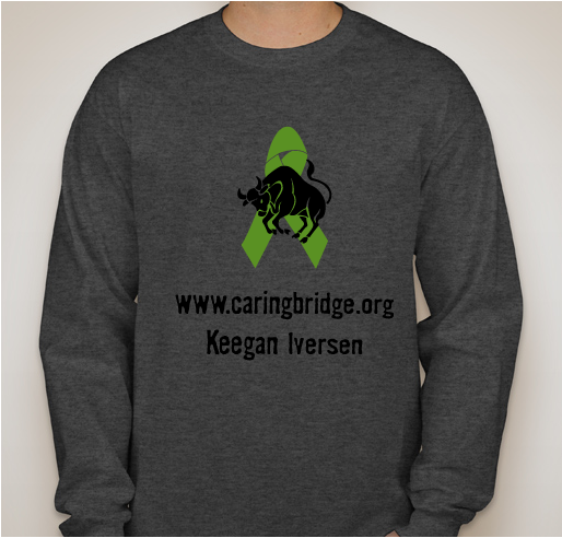 Keegan Iversen TBI fundraiser Fundraiser - unisex shirt design - front