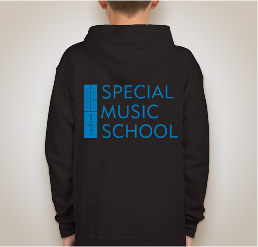 SMS Limited Edition Youth Logo Zip Hoodie Fundraiser - unisex shirt design - back