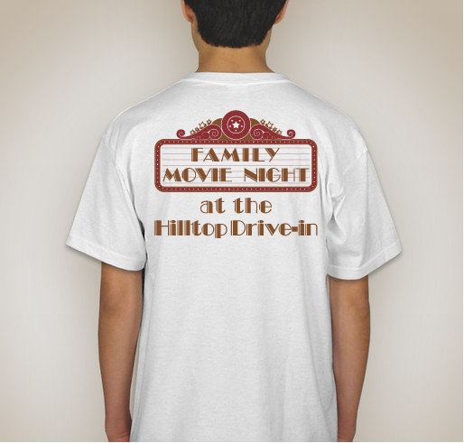 Save the Hilltop Drive-in Fundraiser - unisex shirt design - back