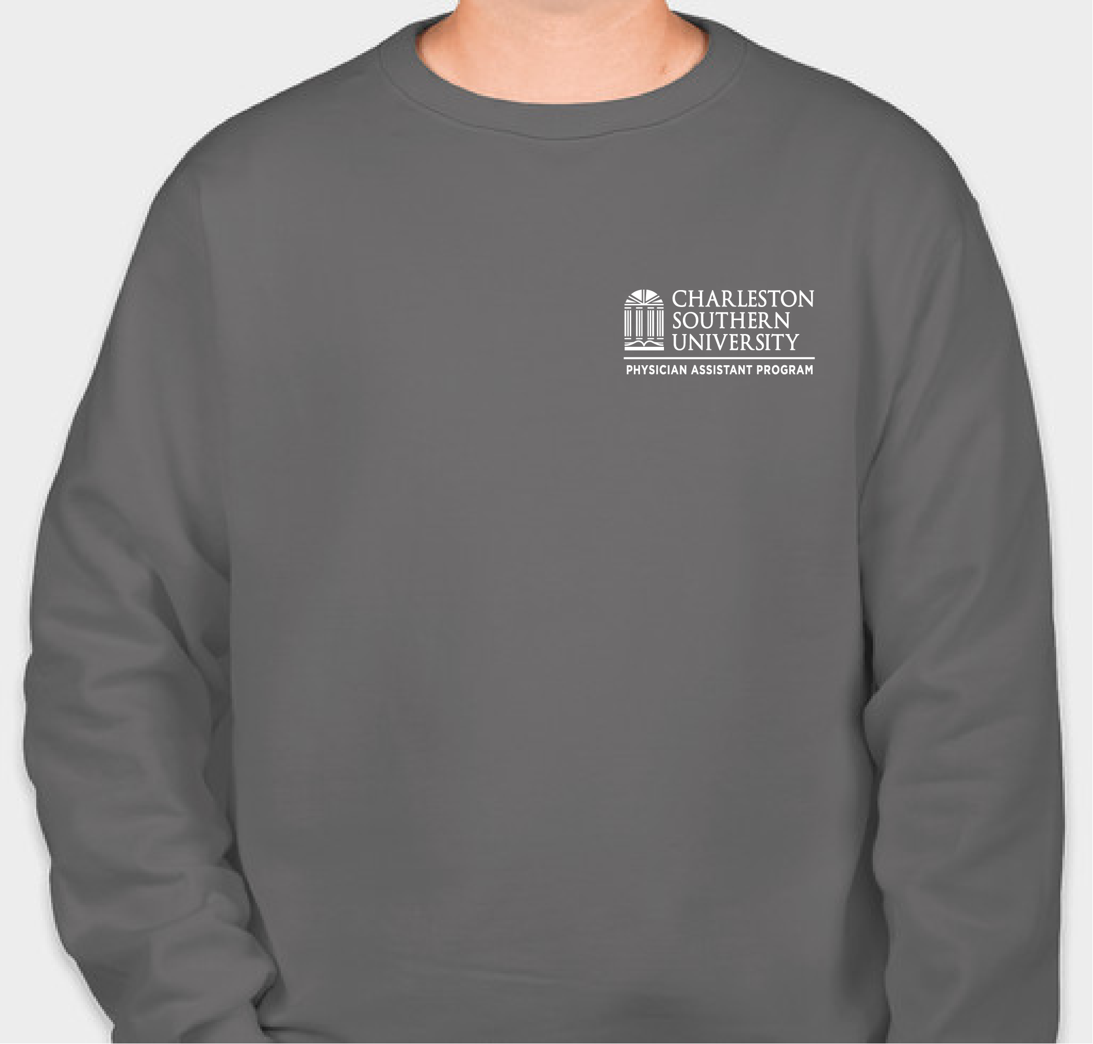 DARK Colored Crewneck: CSU PA Program Merch Fundraiser - unisex shirt design - front