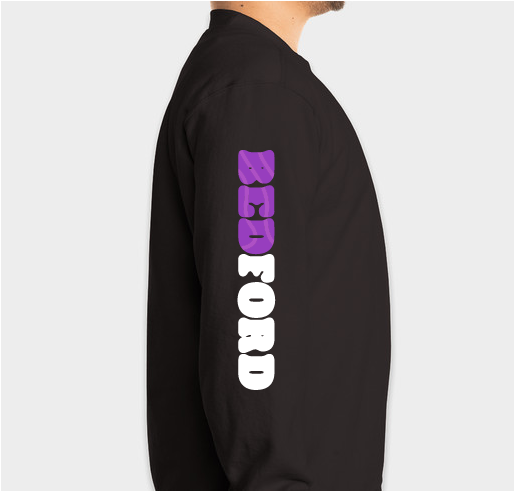Bedford High School Black Student Union shirt design - zoomed