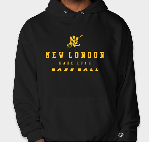 2024 New London Babe Ruth Baseball Team Gear Fundraiser - unisex shirt design - front