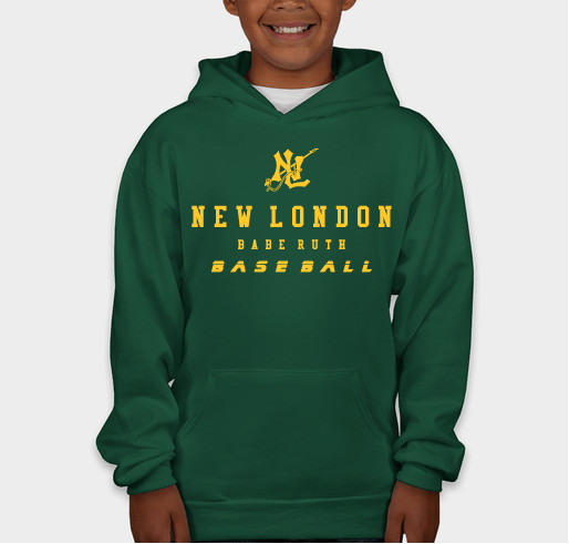 2024 New London Babe Ruth Baseball Team Gear Fundraiser - unisex shirt design - front