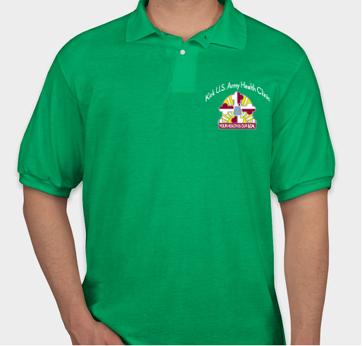 Kirk Unisex Polo Fundraiser Fundraiser - unisex shirt design - front