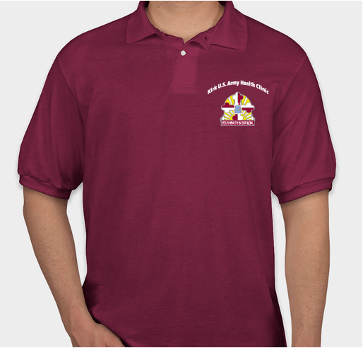 Kirk Unisex Polo Fundraiser Fundraiser - unisex shirt design - front