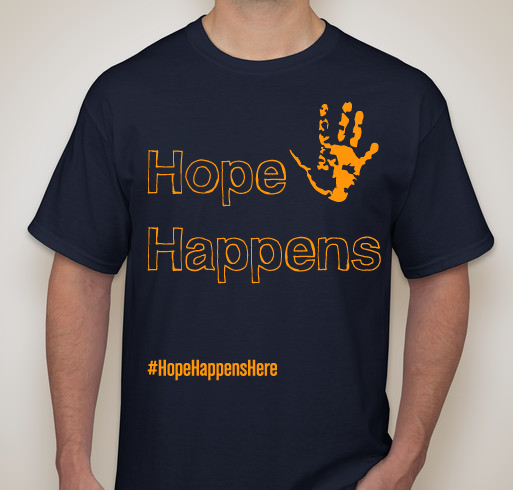 Hope Happens Campaign Fundraiser - unisex shirt design - front