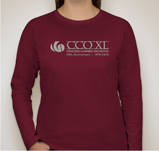 Concord Chamber Orchestra 40th Anniversary Fundraiser - unisex shirt design - front