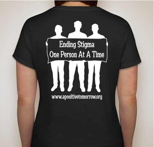Ending HIV Stigma Fundraiser - unisex shirt design - back