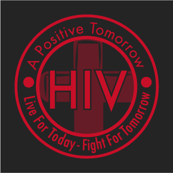 Ending HIV Stigma shirt design - zoomed