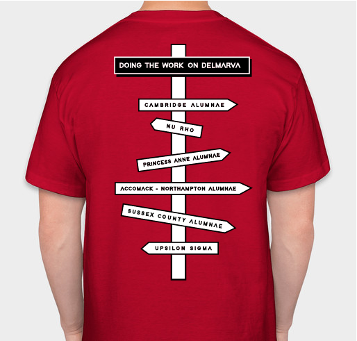 PAAC "Eastern Shore Sorors" Fundraiser Fundraiser - unisex shirt design - back