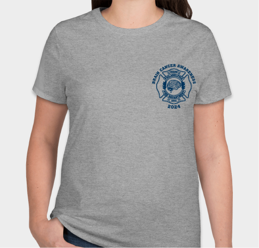Philadelphia Fire Department | Brain Cancer Awareness 2024 Fundraiser - unisex shirt design - front