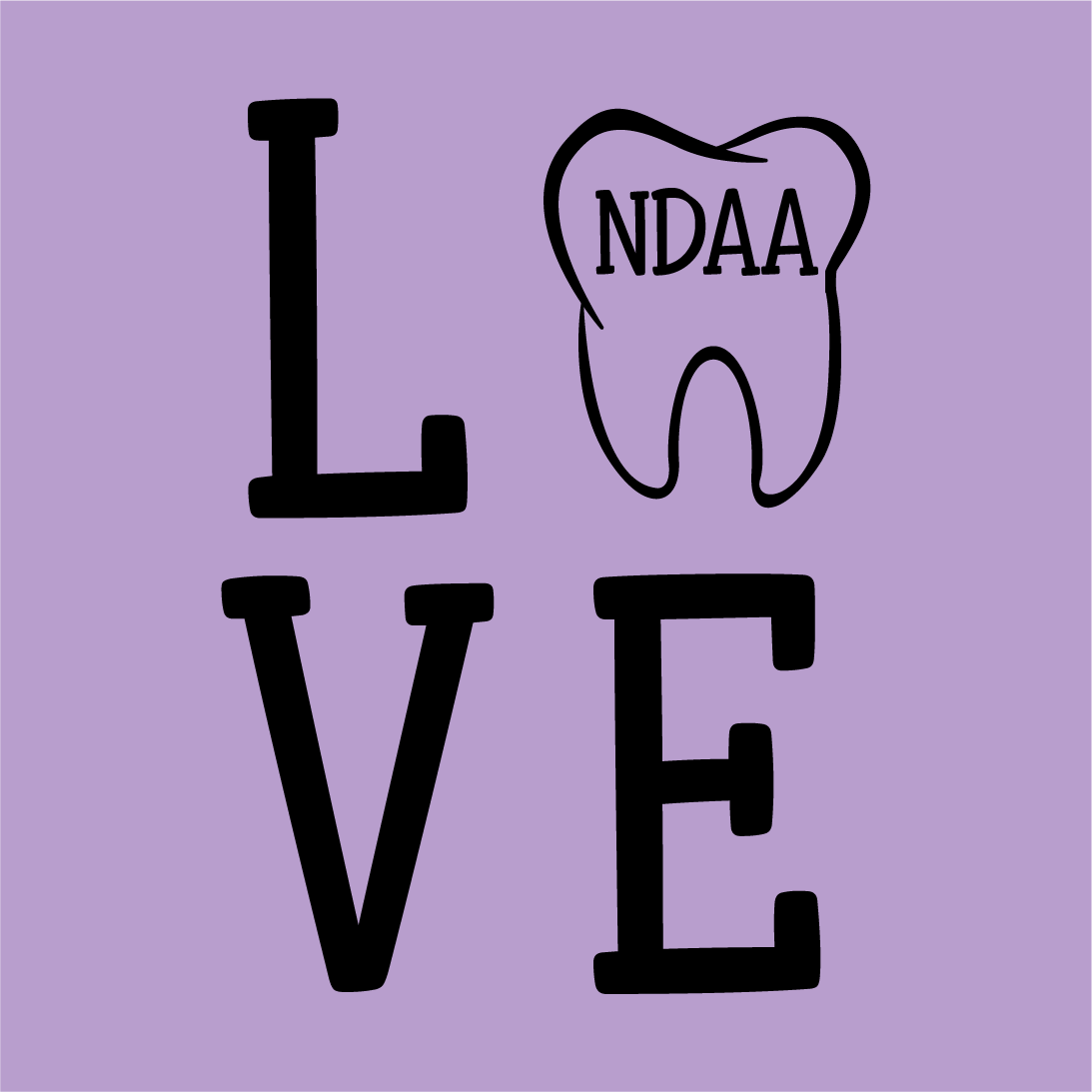 NDAA fundraiser shirt design - zoomed