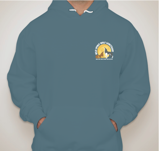 Wild Spirit Wolf Sanctuary Hoodies to support the WOLVES!! Fundraiser - unisex shirt design - front