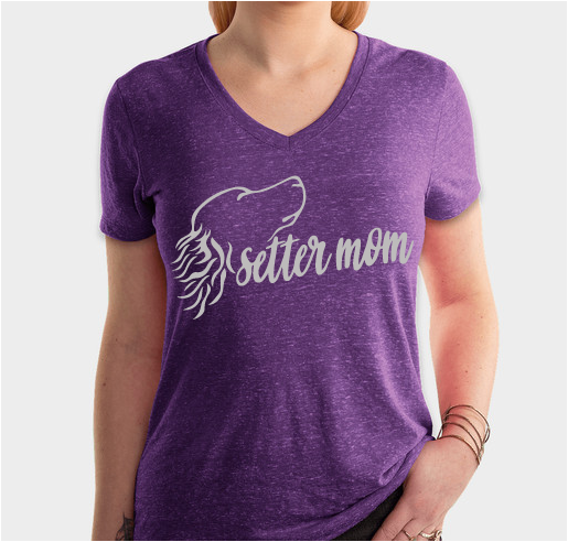 Above and Beyond English Setter Rescue: Celebrating Moms Fundraiser - unisex shirt design - front