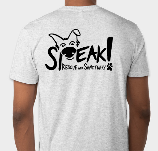 Dogs Are Easy T-shirt Fundraiser Fundraiser - unisex shirt design - back