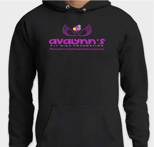 Avalynn's Fly High Foundation Fundraiser - unisex shirt design - front
