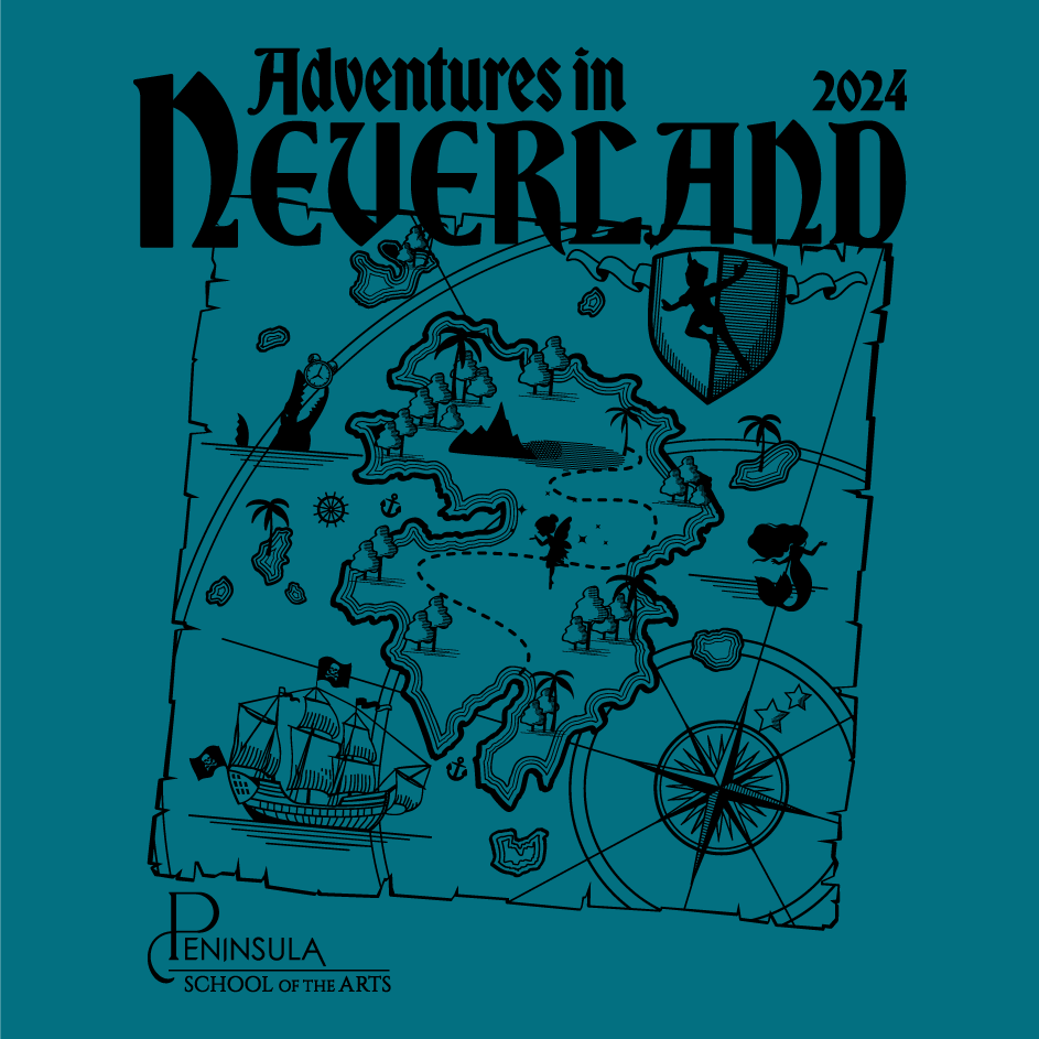 PSA: Adventures in Neverland T-Shirts shirt design - zoomed